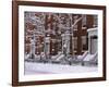 Brownstones in Blizzard-Rudy Sulgan-Framed Photographic Print