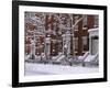 Brownstones in Blizzard-Rudy Sulgan-Framed Photographic Print