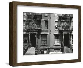 Brownstones, New York, 1943-Brett Weston-Framed Photographic Print