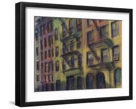 Brownstones-Patti Mollica-Framed Giclee Print