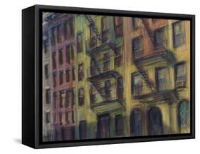 Brownstones-Patti Mollica-Framed Stretched Canvas