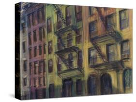 Brownstones-Patti Mollica-Stretched Canvas