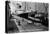 Brownsville, Texas - Ships Docked in Port-Lantern Press-Stretched Canvas