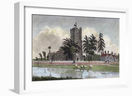 Broxbourne, Hertfordshire, 19th Century-Warren-Framed Giclee Print