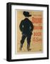 Bruant au Mirliton-Henri de Toulouse-Lautrec-Framed Collectable Print