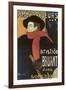 Bruant in Ambassadeurs, 1892-Henri de Toulouse-Lautrec-Framed Giclee Print