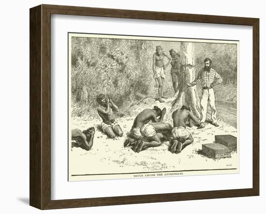 Bruce Among the Abyssinians-null-Framed Giclee Print