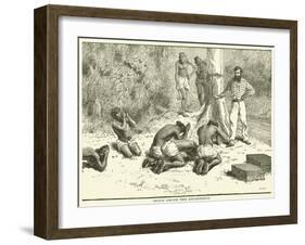 Bruce Among the Abyssinians-null-Framed Giclee Print