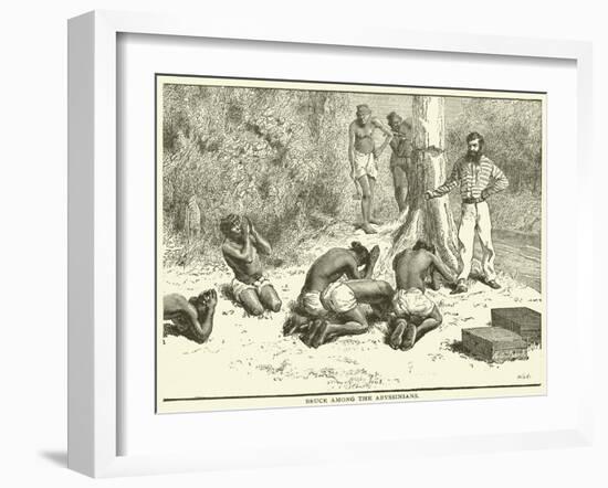 Bruce Among the Abyssinians-null-Framed Giclee Print