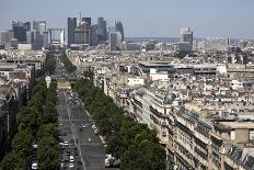 The view of Avenue des Champs Elysees. Paris. France-Bruce Bi-Photographic Print