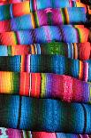 Guatemala, Chichicastenango, Colourul traditional hand made fabrics for sale in market-Bruce Bi-Photographic Print