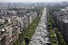 The view of Avenue des Champs Elysees. Paris. France-Bruce Bi-Photographic Print