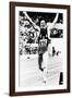 Bruce Jenner Just after Crossing the Finish Line to Win the Decathlon-null-Framed Photo