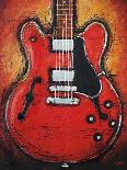 Guitar Collage-Bruce Langton-Framed Art Print