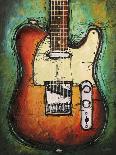 Guitar Collage-Bruce Langton-Art Print