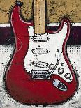 Guitar Collage-Bruce Langton-Art Print