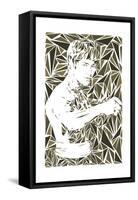 Bruce Lee-Cristian Mielu-Framed Stretched Canvas