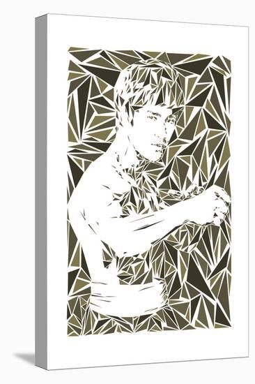 Bruce Lee-Cristian Mielu-Stretched Canvas