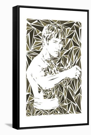 Bruce Lee-Cristian Mielu-Framed Stretched Canvas