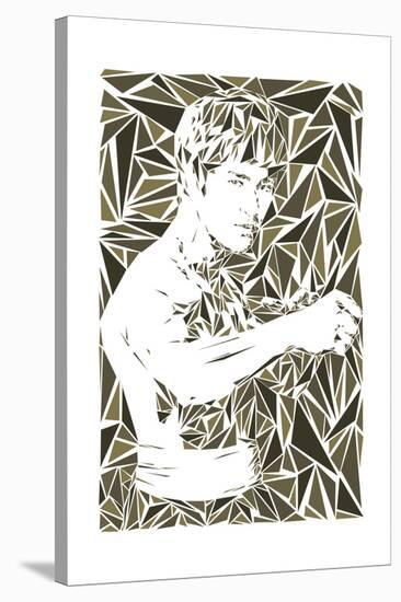 Bruce Lee-Cristian Mielu-Stretched Canvas