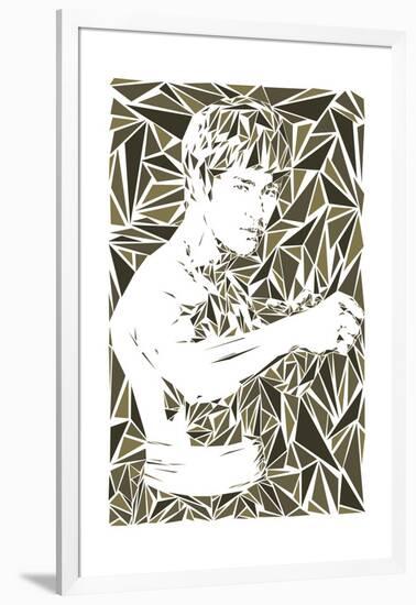 Bruce Lee-Cristian Mielu-Framed Art Print