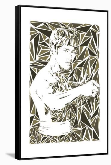 Bruce Lee-Cristian Mielu-Framed Stretched Canvas