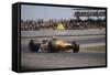 Bruce Mclaren's Mclaren-Ford, Spanish Grand Prix, Jarama, Madrid, 1968-null-Framed Stretched Canvas