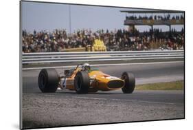 Bruce Mclaren's Mclaren-Ford, Spanish Grand Prix, Jarama, Madrid, 1968-null-Mounted Photographic Print