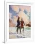 Bruce on the Beach-Newell Convers Wyeth-Framed Giclee Print