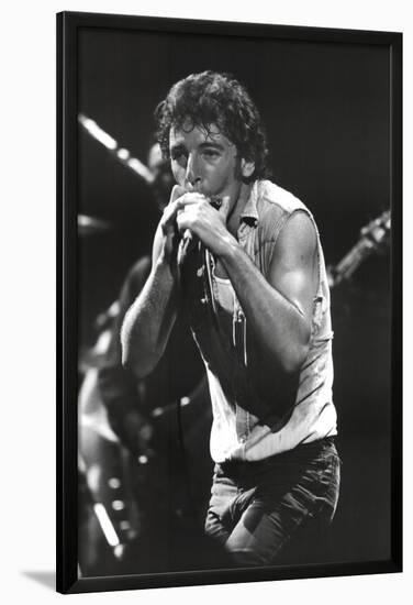 Bruce Springsteen Live on Stage Music Poster Print-null-Lamina Framed Poster