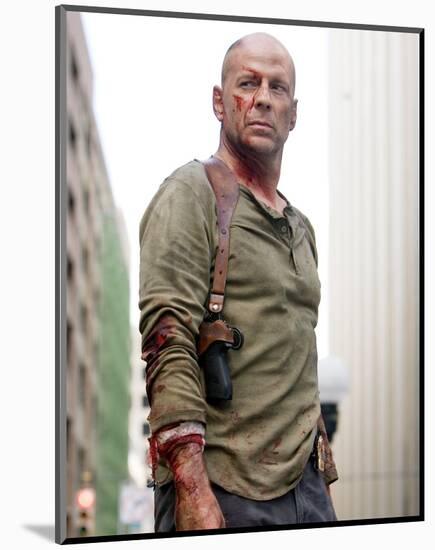 Bruce Willis-null-Mounted Photo