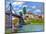 Brucke von Villeneuve La Garenne Bridge-Alfred Sisley-Mounted Art Print