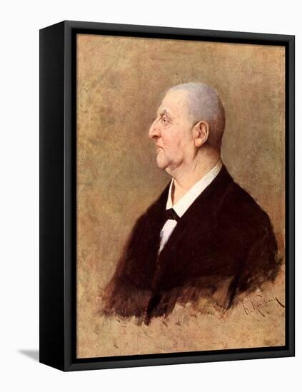 BRUCKNER Anton by Kaulbach-Hermann Kaulbach-Framed Stretched Canvas