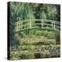 Bruecke in Monets Garten Mit Weissen Seerosen, 1899-Claude Monet-Stretched Canvas