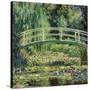 Bruecke in Monets Garten Mit Weissen Seerosen, 1899-Claude Monet-Stretched Canvas