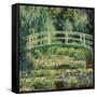 Bruecke in Monets Garten Mit Weissen Seerosen, 1899-Claude Monet-Framed Stretched Canvas