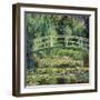 Bruecke in Monets Garten Mit Weissen Seerosen, 1899-Claude Monet-Framed Giclee Print