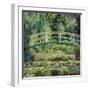 Bruecke in Monets Garten Mit Weissen Seerosen, 1899-Claude Monet-Framed Giclee Print