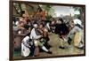 Bruegel: Peasant Dance-Pieter Bruegel the Elder-Framed Giclee Print