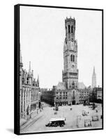 Bruges Belfry, 1904-null-Framed Stretched Canvas