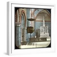 Bruges (Belgium), Saint Basil's Chapel and Saint Sang Basilica-Leon, Levy et Fils-Framed Photographic Print