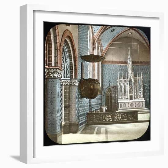 Bruges (Belgium), Saint Basil's Chapel and Saint Sang Basilica-Leon, Levy et Fils-Framed Photographic Print