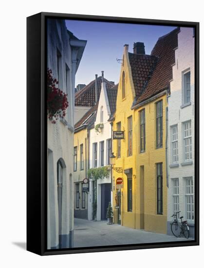 Bruges, Belgium-Peter Adams-Framed Stretched Canvas