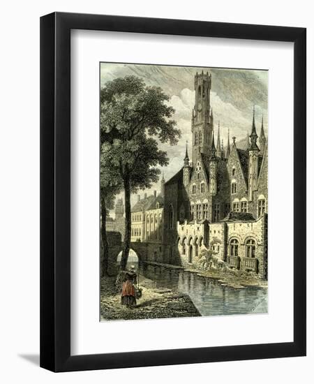 Bruges Belgium-null-Framed Giclee Print