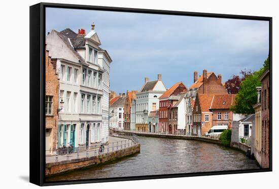 Bruges City in Belgium World Heritage Site of UNESCO-BlueOrange Studio-Framed Stretched Canvas