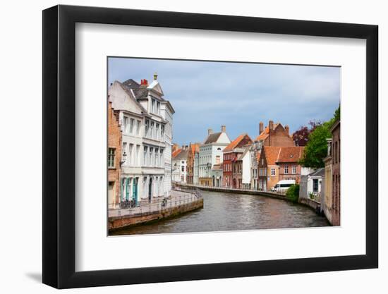 Bruges City in Belgium World Heritage Site of UNESCO-BlueOrange Studio-Framed Photographic Print