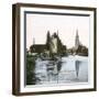 Brugge (Belgium), the Lake of Love (Minnewater Lake)-Leon, Levy et Fils-Framed Photographic Print