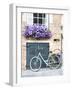 Brugge Door and Bicycle-George Johnson-Framed Photographic Print