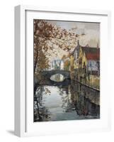 Brugge Reflections-Robert Schaar-Framed Giclee Print