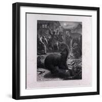 Bruin in the Trap-null-Framed Giclee Print